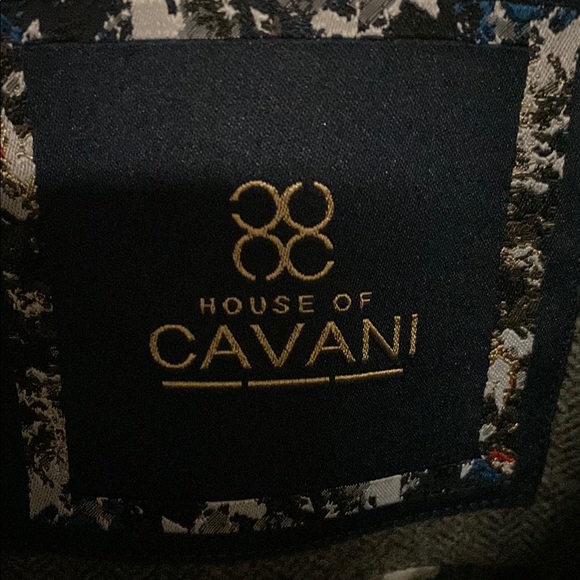 House Of Cavani Herringbone Gray Blazer - Picture 8 of 15